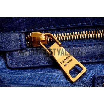 Prada  Satchel Blue