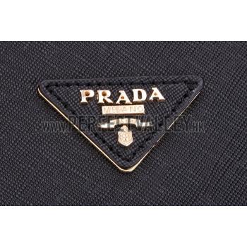 Prada Saffiano Medium Promenade Tote Black Replica