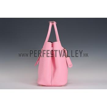 Prada Double Tote Medium Pink Bag  18926828 Replica