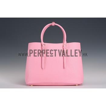 Prada Double Tote Medium Pink Bag  18926828 Replica