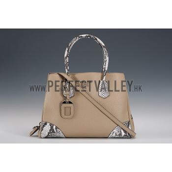 Replica Prada  Satchel Khaki And Python Handles 18926834