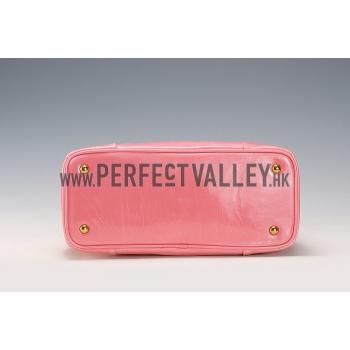 Prada  Patent Leather Satchel Pink