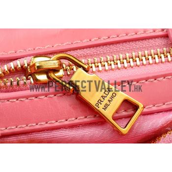 Prada  Patent Leather Satchel Pink