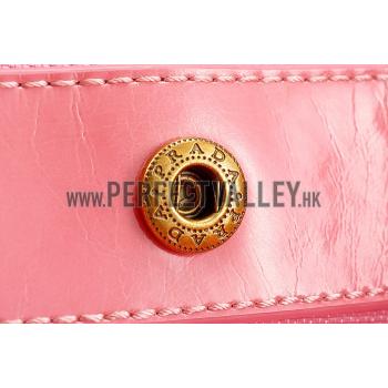 Prada  Patent Leather Satchel Pink