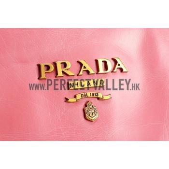 Prada  Patent Leather Satchel Pink