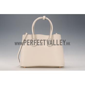 Prada Saffiano Double Tote White Replica