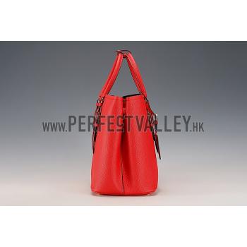 Prada Saffiano Soft Double Bag Red