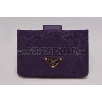 Replica Prada Business Card Holder Purple