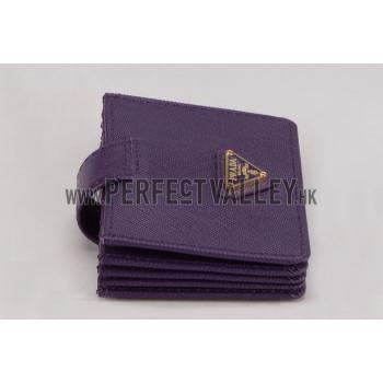 Replica Prada Business Card Holder Purple