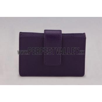 Replica Prada Business Card Holder Purple