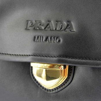 Prada  1726 Ladies Cross Body Bag Black