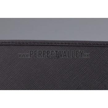 Prada Continental Wallet with Strap Black Replica