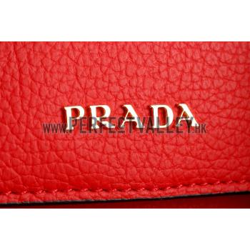 Prada Double Tote Red 18926824