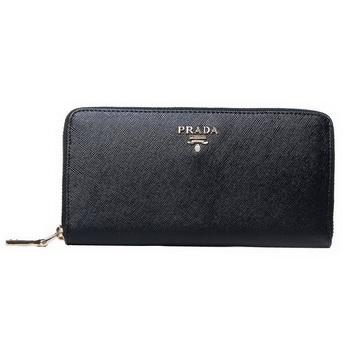 Cheap Prada  1M1136 Cow Leather Black