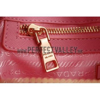 Prada Saffiano Promenade Pink and White Tote Replica