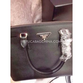 Cheap Prada Handbag Calfskin Black