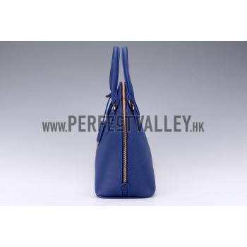 Prada Saffiano Medium Promenade Tote Dark Blue