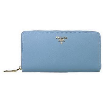 Cheap Prada  1M1136 Ladies Cow Leather Blue Bag