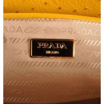 Prada  16625M Ladies Ostrich Skin Handbag