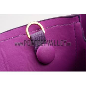 Prada Saffiano Double Tote Light Purple