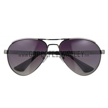 Prada Aviator Linea Rossa Logo Grey Frame Sunglasses 308225