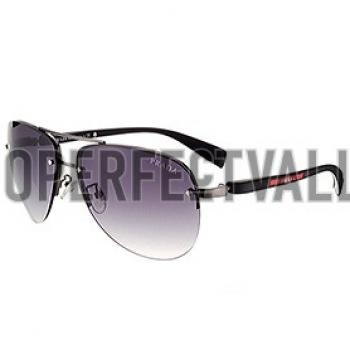 Prada Sporty Linea Rossa Logo Grey Frame Sunglasses 308216