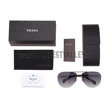 Prada Sporty Linea Rossa Logo Grey Frame Sunglasses 308216