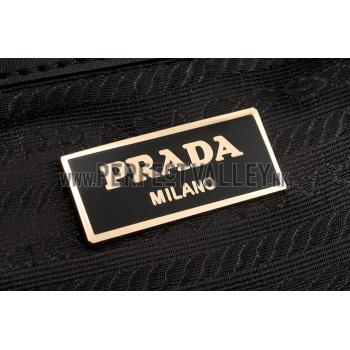 Replica Prada Shoulder Handbag Black