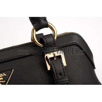 Replica Prada Shoulder Handbag Black