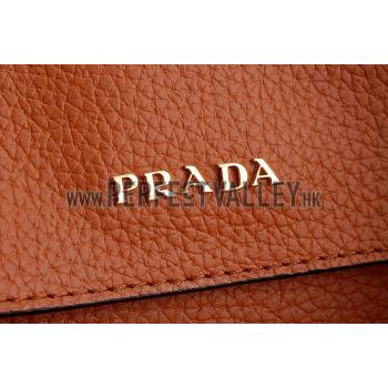 Prada Double Tote Tan Replica