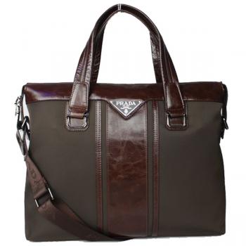 Replica Prada  2188A Mens Totes Cow Leather Bag