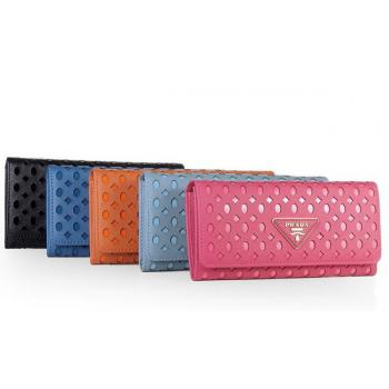 Prada  1141 Ladies Wallet Canvas Replica