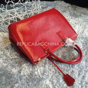 Prada Handbag Handbag Patent Leather Red