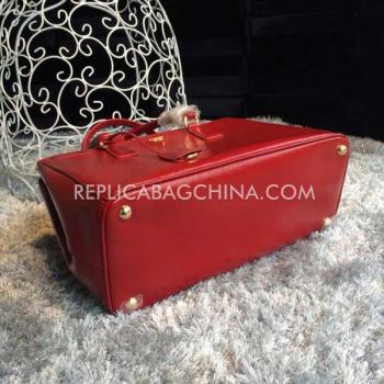 Prada Handbag Handbag Patent Leather Red