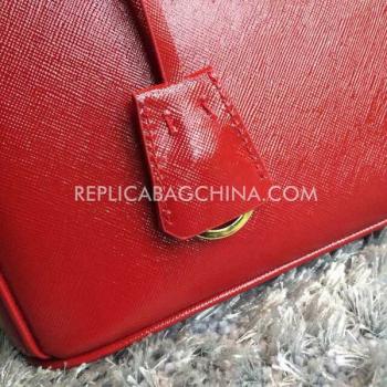 Prada Handbag Handbag Patent Leather Red