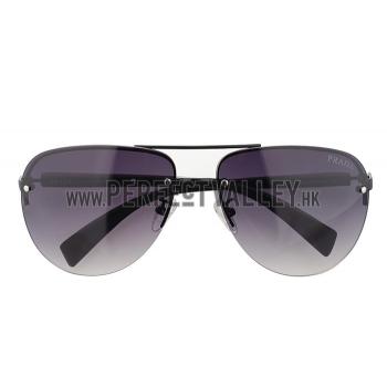 Prada Sporty Linea Rossa Logo Black Frame Sunglasses 308212 Replica