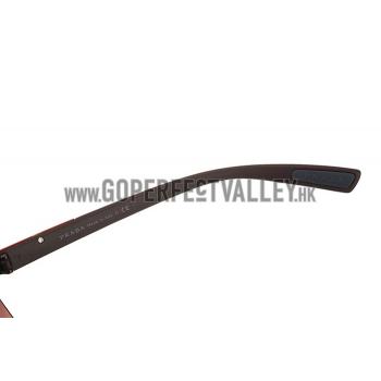 Prada Sporty Square Brown Frame Linea Rossa Logo Sunglasses 308310