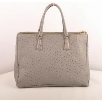 Prada  16625L Handbag Ostrich Skin