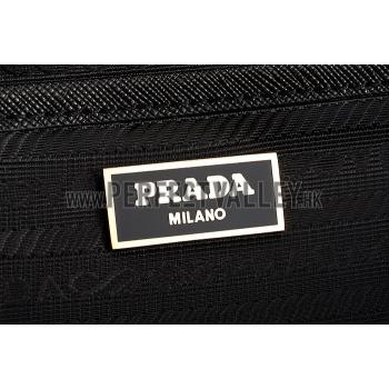 Prada Double Tote Black With White Python Handles 18926810