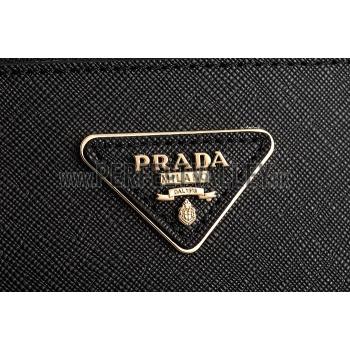 Prada Double Tote Black With White Python Handles 18926810