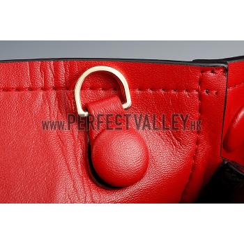 Replica Prada Double Tote Black And Red Interior  18926820