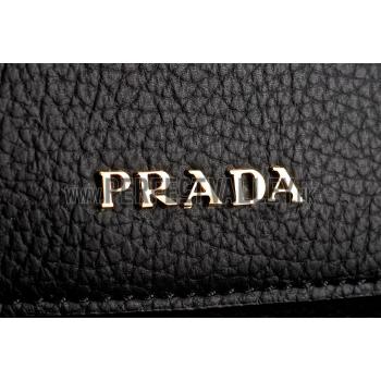 Replica Prada Double Tote Black And Red Interior  18926820