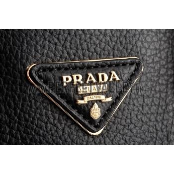 Replica Prada Double Tote Black And Red Interior  18926820