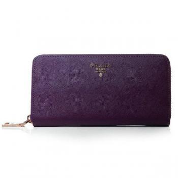 Cheap Prada  1M1136 Wallet Purple