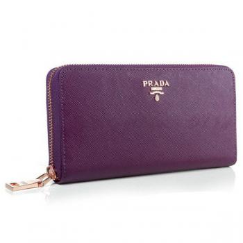 Cheap Prada  1M1136 Wallet Purple