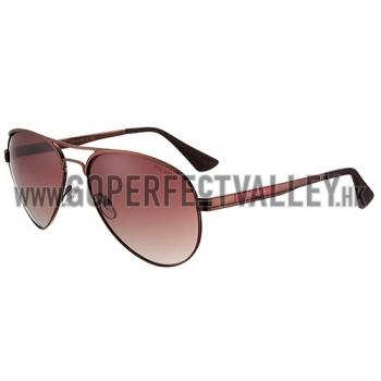 Prada Aviator Linea Rossa Logo Brown Frame Sunglasses 308223