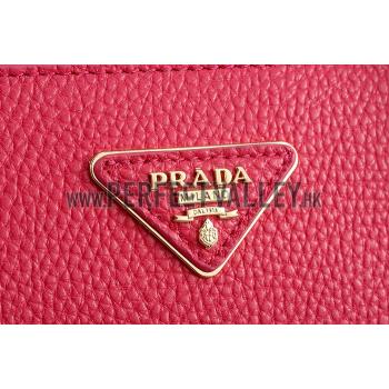 Prada Front Pocket Blue - Fuchsia & Python Handles Tote 18926813