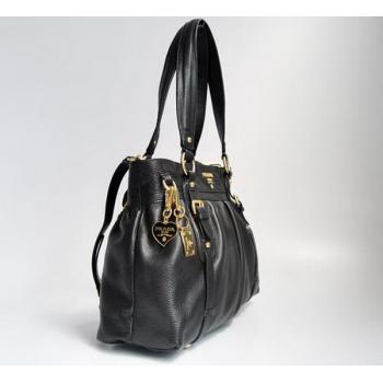 Prada  5655 Ladies Cow Leather Black