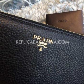 Cheap Prada Purse Calfskin Black