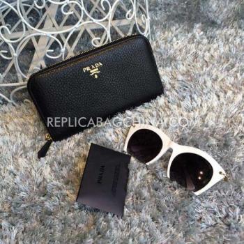 Cheap Prada Purse Calfskin Black